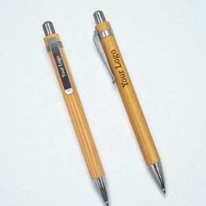 customised-Wooden-pen-with-metal-clip